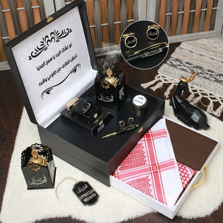 بوكس رجالي مبخره قماش شماغ عطر قلم كبك