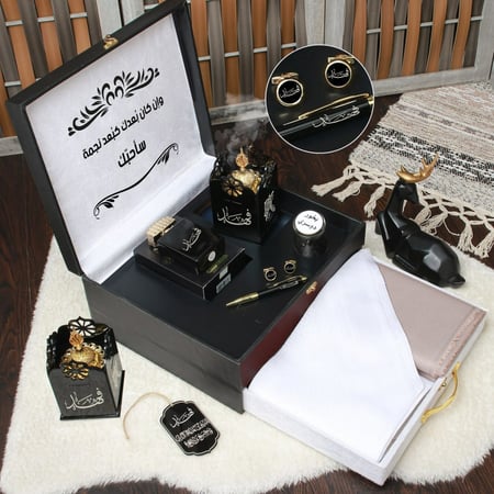 بوكس رجالي مبخره قماش شماغ عطر قلم كبك