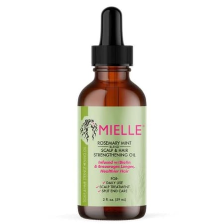 زيت مقوي ومنشط لبصيلات الشعر بالنعناع والروزماري 59 مل | Mielle Rosemary Mint Scalp and Hair Strengthening Oil 59ml