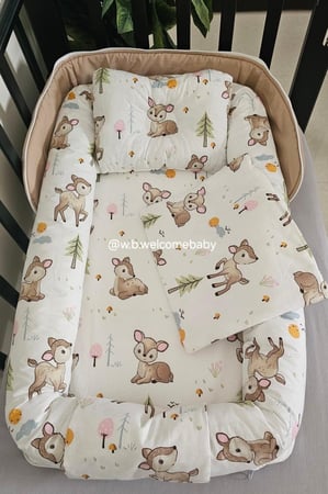 سرير متنقل /مخدة راس /حقيبه صغيره