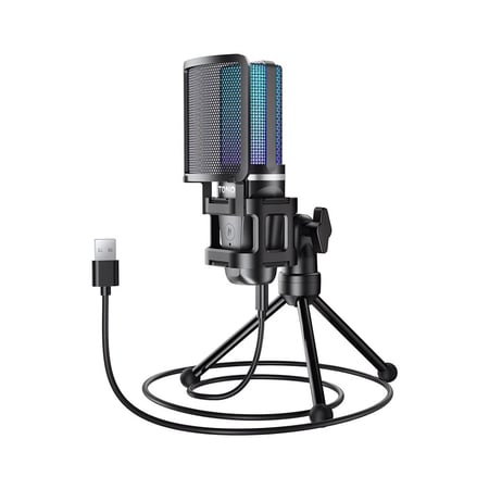 TONOR TC-777 USB Professional Condenser Microphone Crystal Clear Audio for Streaming, Recording, Podcasting & Singing with Premium Tech Specs