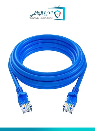 كابل إنترنت وشبكات Cat-6 بطول 10 أمتار – كابل شبكات عالي الأداء لتوصيل التلفزيونات الذكية، الحواسيب، كاميرات IP، أنظمة NVR/DVR، وأجهزة الشبكات بسرعة تصل إلى 550 ميجاهرتز ومصنوع من نحاس نقي (24 AWG)