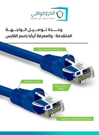 كابل إنترنت وشبكات Cat-6 بطول 30 متر – كابل شبكات عالي الأداء لتوصيل التلفزيونات الذكية، الحواسيب، كاميرات IP، أنظمة NVR/DVR، وأجهزة الشبكات بسرعة تصل إلى 550 ميجاهرتز ومصنوع من نحاس نقي (24 AWG)