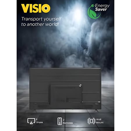 شاشة تلفاز VISIO الذكية 70 ويب أو إس بوصة FRAMELESS LED - 4K ULTRA HD ، نظام أندرويد 14، مع  رييسيفر داخلي  و ريموت مجاني لتجربة ترفيه متطورة  SMART Web OS TV