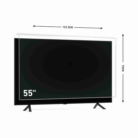 واقي شاشة تلفزيون 55 بوصة مسطحة حماية شاشة