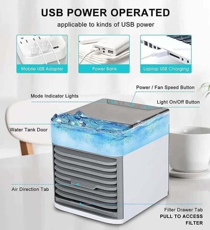 مكيف مكتبي صغير متنقل