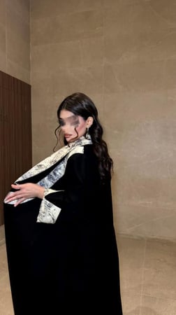 عبايه  ORA 19  ( سكري مع اسود )