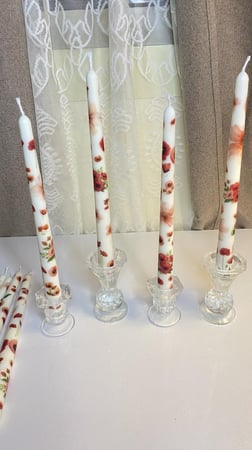 شمعة عامود بطباعة