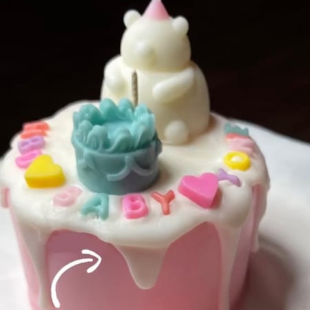 شمعة كيكة الميلاد