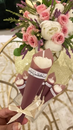 شمعة البيوني مغلفة فردي