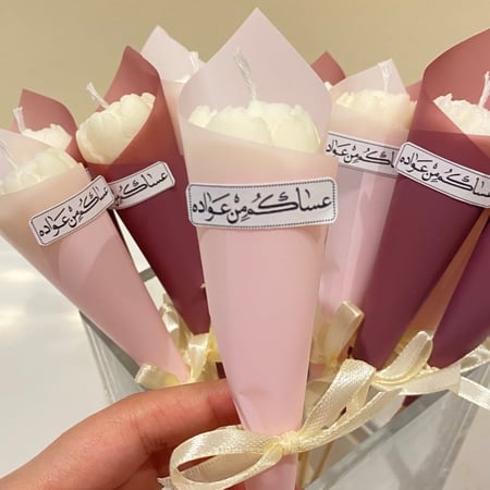 شمعة البيوني مغلفة فردي