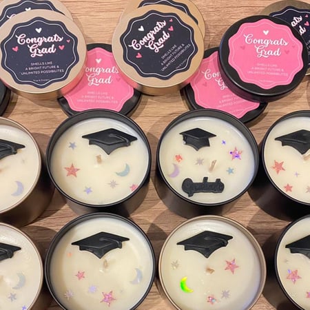 شمعة التخرج - ذهبي -