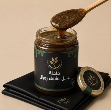 عسل الشفاء رويال كيلو كامل يكفي شهرين طبيعي 0