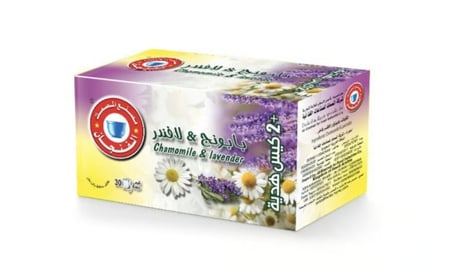 شاي البابونج واللافندر   30 كيس