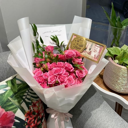 ظرف مبلغ اكريلك الف مبروك