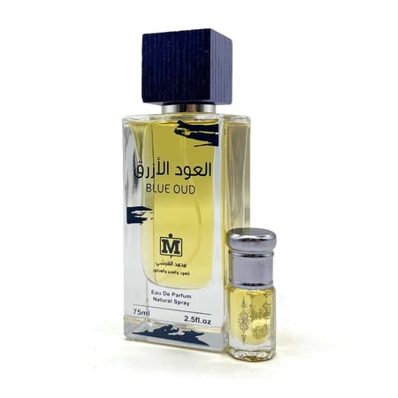 مجموعة عطر ودهن العود الأزرق