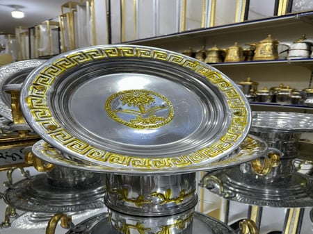 صينية تقديم الدائرية الصغيرة