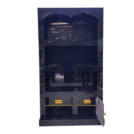 دولاب بديل الرخام مقاس 180*100 لون اسود