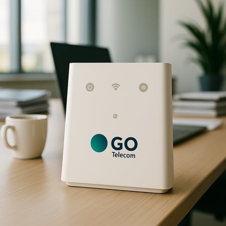 راوتر GO منزلي من ZTE مع شريحة مفعّلة واشتراك 6 شهور – 4G | سرعة حتى 10Mbps | يدعم حتى 64 مستخدم | ثنائي التردد