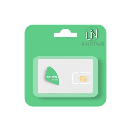 شريحة سلام موبايل | 500 جيجا + سوشل ميديا لامحدود + 3000 دقائق اتصال لمدة 6 شهور (180 يوم)