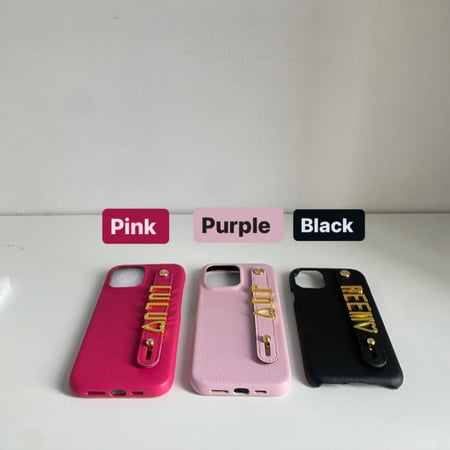 كفر أيفون جلد (بحروف حسب الطلب)