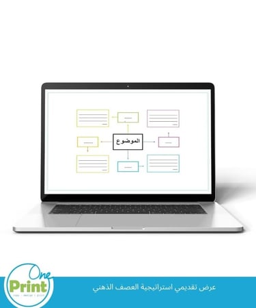 عرض تقديمي تفاعلي  استراتيجية العصف الذهني