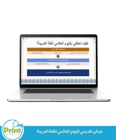 عرض تقديمي لليوم العالمي للغة العربية