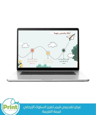 عرض تقديمي قيم تعزيز السلوك الإيجابي  قيمة العزيمة