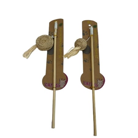 لعبة سنارة مع تخديش للقطط والحيوانات الاليفة