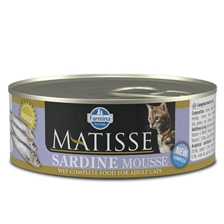 فارمينا ماتيس طعام رطب موس سردين للقطط g85