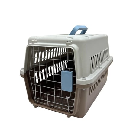 قفص تنقل للقطط باب حديد باللون مختلفة