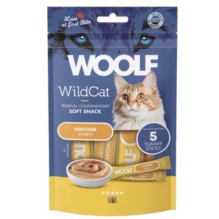 مكافأة وولف كريمي بنكهة الدجاج 14*5 غرام