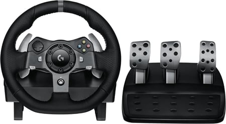 عجلة سباق Logitech G29 مع دواسات للألعاب