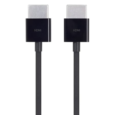 - كيبل HDMI من الطرفين بطول 1.8متر اسود - apple