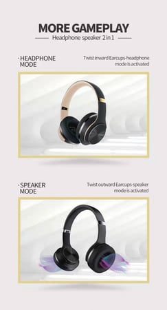 سماعة راس لاسلكيةSODO DOQAUS VOGUE.5  2in1