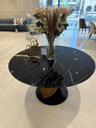 طاولة استقبال مقاس 130  سم دائري  UDI-1049