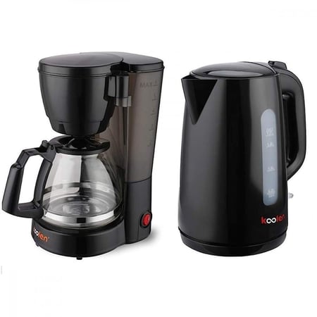 صانعة القهوة الامريكية المقطرة مع الغلاية ابيض  مستعملة بغرض التصوير بسعر المصنع