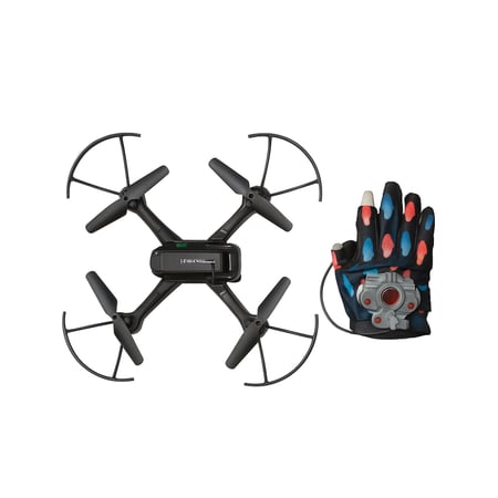 طيارة درون احترافي بتحكم مزدوج (قفاز + ريموت)