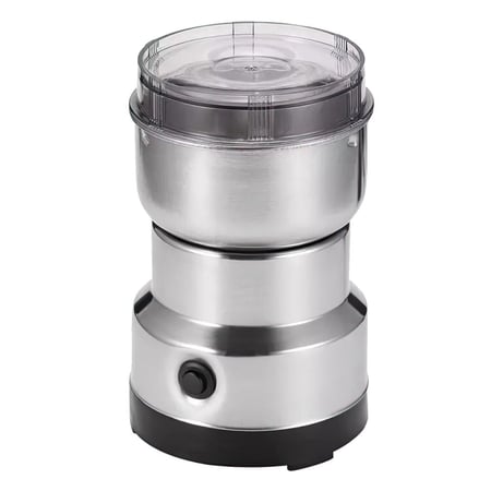 مطحنة قهوة والبهارات والحبوب بقوة 150 واط وسعة 300مل مزودة بـ4 شفرات حادة