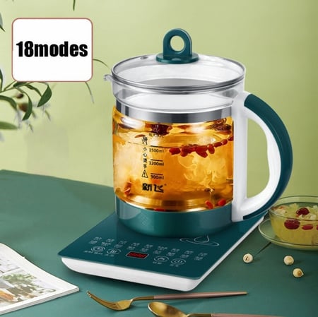 غلاية ذكية متعددة الوظائف سعة 1.8 لتر تعمل 16 وظيفة رئيسية من باستك