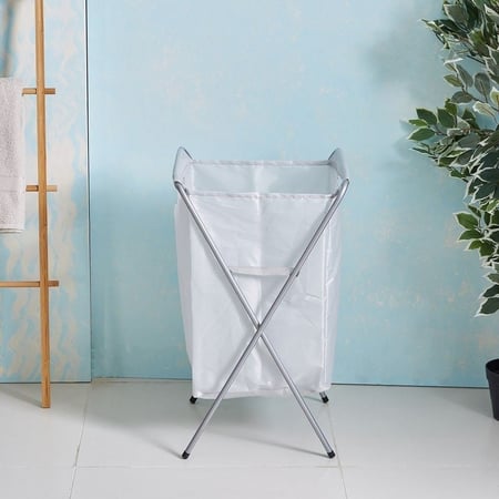 سلة غسيل معدنية سهلة الاستخدام