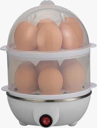 جهاز للبيض المسلوق بقوة 350 واط وسعة 14 بيضة من دينكس DX1760