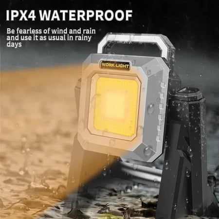 كشاف ليد للرحلات بقاعدة يعمل ببطارية قابلة للشحن