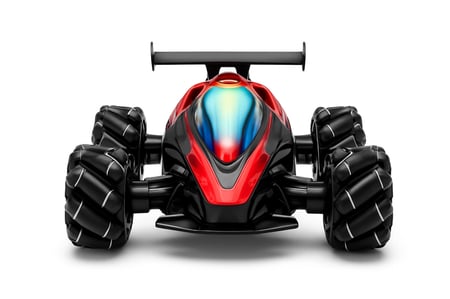 سيارة سباق عالية السرعة بأضواء وأصوات تفاعلية مع جهاز تحكم عن بعد