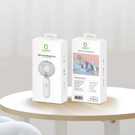 مروحة يد متنقلة من QUFEX