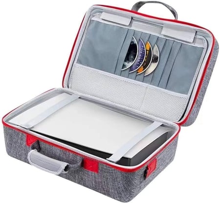 شنطة جهاز PS5 كبيرة اللون رمادي