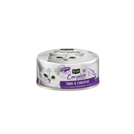 معلبات الدجاج والتونا بالمرق من شركة KitCat