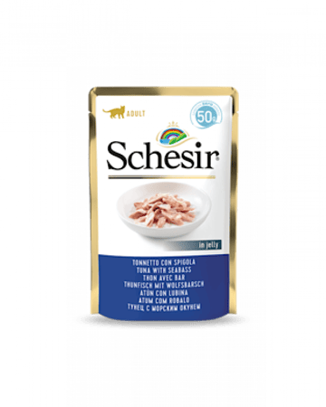 اظرف سمك التونا مع سمك القاروص من شركة Schesir