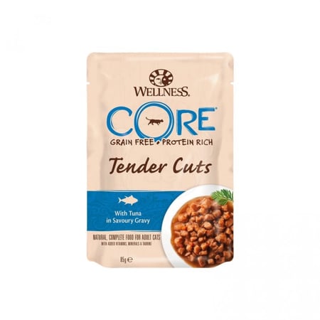 أظرف قطع سمك التونا في المرق من شركة Wellness