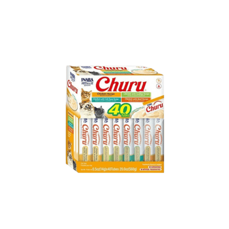 هريسة دجاج متنوع 40 ظرف من شركة INABA Churu